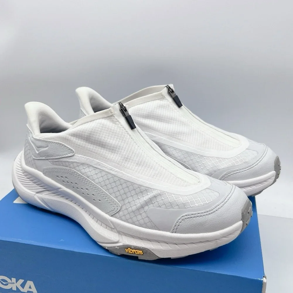 HOKA One One Project Transport Sneakers Running Shoes White Mens US 10 Wms US 11